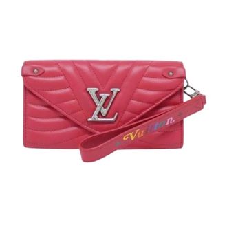 Louis Vuitton Pre-owned Long Wallet Calf - Dames - Pre-owned - Rood - Maat: ONE Size Leer