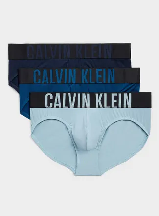 Calvin Klein Mens XL logo stretch briefs Intense Power 3-pack