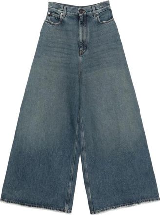 Balenciaga Wide Jeans, female, Blue, Size: W27 Wide Leg Jeans