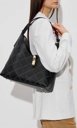 Furla Goccia Medium Hobo Shoulder Bag, Womens, Black