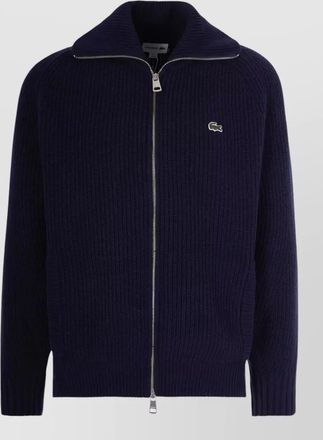 Lacoste wool zip up jumper
