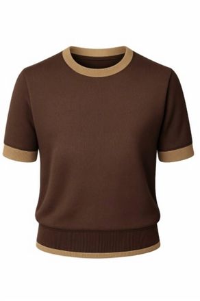 Dear John Denim Womens Dera Short Sleeve Top In Dark Roast