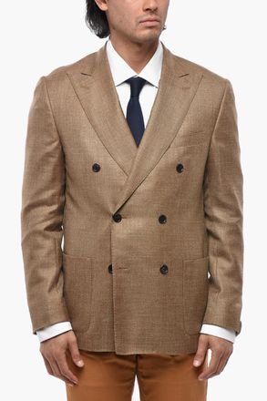 Corneliani Blazer Doppiopetto GATE in Misto Lana Corneliani
