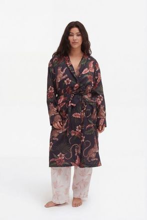 Desmond & Dempsey Robe in Soleia Navy at Nordstrom, Size Large Uk