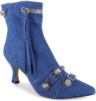 Zigi Soho Helga Waterproof Bootie in Dark Blue at Nordstrom, Size 11Us
