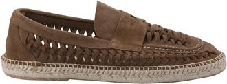 Lagoa Mocassin - Heren - Espadrilles - Bruin - 40 EU - Leer - Schoenen