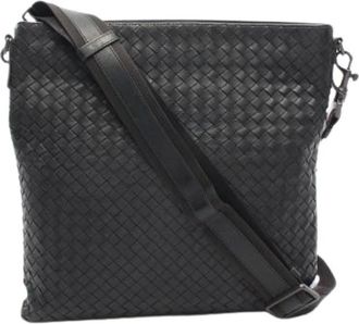 Bottega Veneta Pre-owned Cross Body Bags, male, Black, Size: ONE SIZE Pre-owned 276356 Shoulder Bag