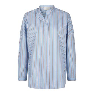 Neo Noir Dames, Blouses & Shirts, Blauw, Maat: 2XL