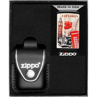 OEM Encendedor Zippo London Design Set De Regalo N.&ordm; 3