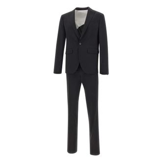 Dsquared2 Single Breasted Suits, male, Black, Size: M Tokyo Suit