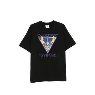 Casablanca Monde Perdu Tennis Club Icon Graphic-print T-shirt