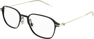 Montblanc Demo Square Mens Eyeglasses MB0358O 006 53