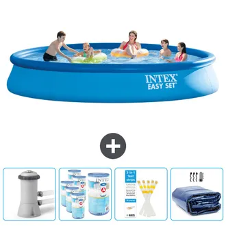 Intex Piscina Easy Set Redonda - 457x84 Cm - 7-piezas Scb86