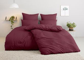 My Home Bettwäsche »Desner« 3 Stk. tlg. Premium Qualität, 100 % Polyester, sehr weich, uni, ab 135x200 cm