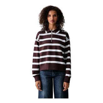 Marc O'Polo Katoenen sweatshirt - Dames - Tops - Veelkleurig - Maat: XL Katoen