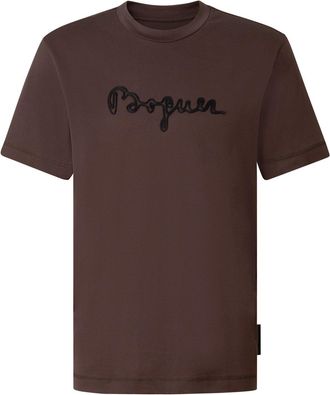 Bogner T-shirt Lukas for men - Dark brown - XXL