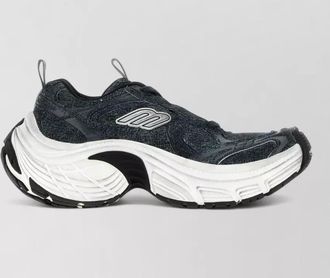 Balenciaga denim slip-on sneakers