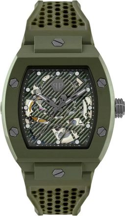 Philipp Plein The $keleton Watch - Heren - Horloges - Groen - ONE Size - Accessoires