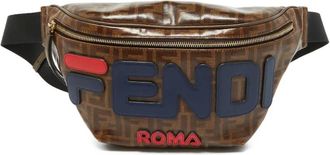 Fendi Marsupio con motivo FF - Marrone