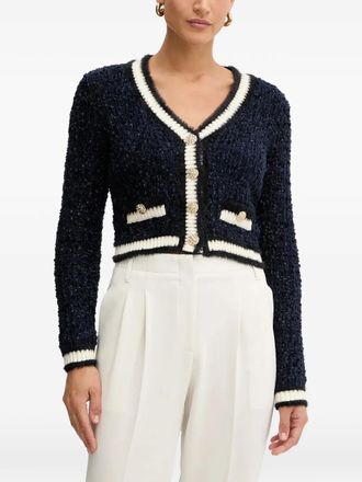 Guess Co Aomori V-neck button cardigan - Blue