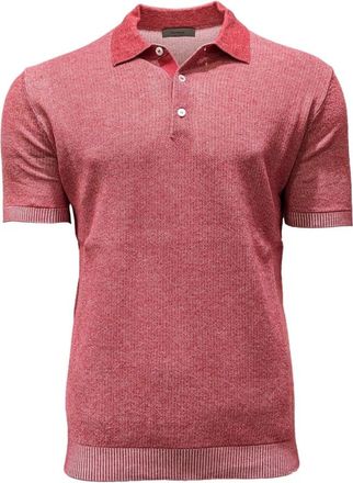 Ferrante Framboosroze polo shirt - Heren - Polos - Roze - 2XL - Katoen - Tops