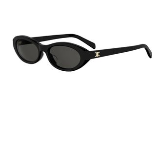 Celine Celine - Triomphe Mini Zonnebril - Dames - Accessoires - Zwart - Maat: 54 MM