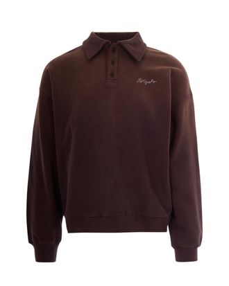 Axel Arigato Maze Dark Brown Knit Shirt
