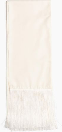 H&M Schal mit Fransen - Cremefarben