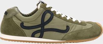 Loewe Men & apos;s Ballet Runner 2.0 Nylon & Calfskin Sneakers
