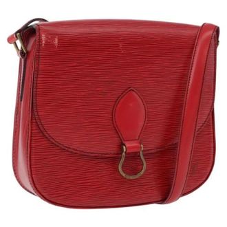 Louis Vuitton Pre-owned Epi Saint Cloud Shoulder Bag - Dames - Pre-owned - Rood - Maat: ONE Size Leer