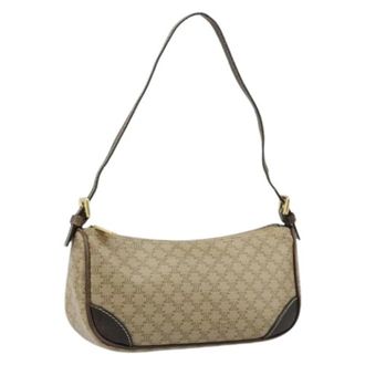 Celine Pre-owned Shoulder Bags, female, Beige, Size: ONE SIZE Pre-owned Accessory Pouch