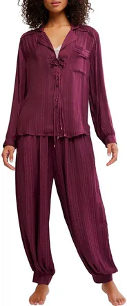 Free People Lets Sleep in Pajamas in Velvet Cloak at Nordstrom, Size X-Large