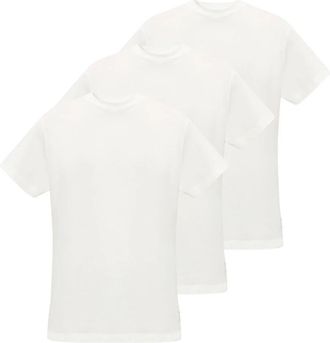Jil Sander 3-Pack T-shirt Set met Korte Mouwen - Heren - T-shirts - Wit - S - Katoen - Tops
