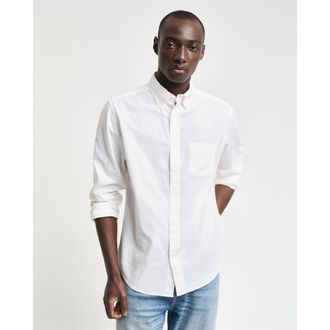 GANT Herenoverhemd Gant Regular-Fit Archive Oxford in cr&egrave;me