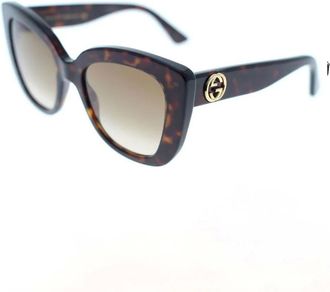 Gucci Cat-eye zonnebril - Dames - Accessoires - Bruin - Maat: 52 MM