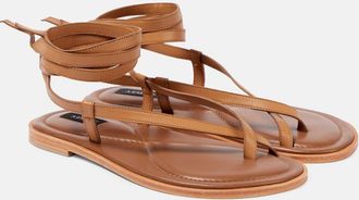A.Emery Elliot leather thong sandals