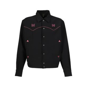 Needles Piping Cowboy Jacket - Heren - Jassen - Zwart - Maat: M Zijde