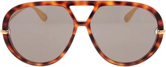 Bottega Veneta Zonnebrillen - unisex - Zonnebrillen - Bruin - ONE Size - Accessoires