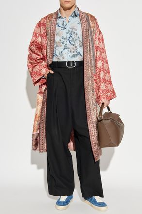 Etro Shirt With Floral Motif, Mens, Light Blue