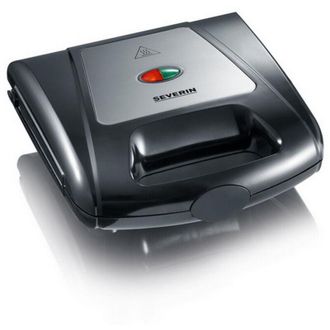 Severin Sa 2968 Gofrera Negra 1000w 3 Placas Antiadherentes