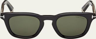 Tom Ford Icon 48mm Acetate Square Sunglasses