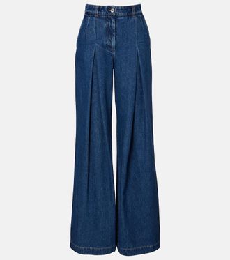 Dolce & Gabbana Pleated wide-leg jeans