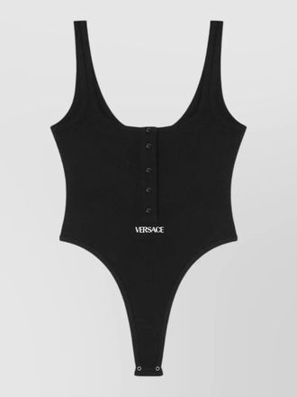 Versace ribbed cotton bodysuit