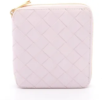 Bottega Veneta Pink Leather Wallet (Bi-Fold) (Pre-Owned)