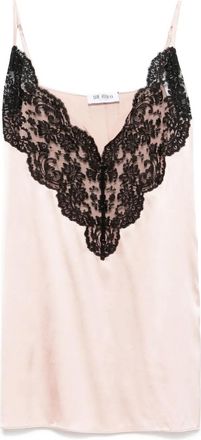 The Attico El mini vestido de Attico con insertos de encaje