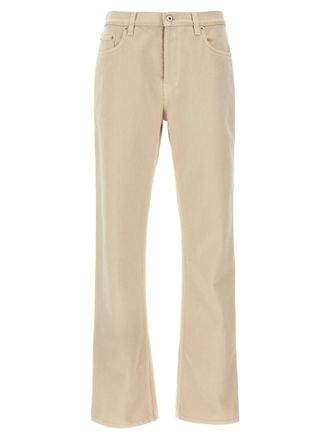 Burberry Beige Cotton Casual Womens Pants
