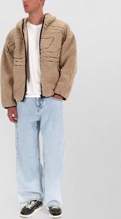 Diesel hooded teddy jacket
