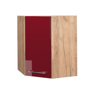 Vicco Mobile angolare da cucina Fame-Line, Rosso bordeaux lucido, 57 cm Vicco