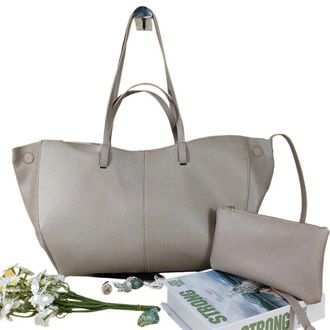 Generic 2025 Fashionable Womens Shoulder Bag Large Capacity Tote Simple Commuting Must-have Free Small Wallet(Color 2,43X9.5X23CM)