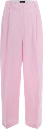 Fabiana Filippi Pink Loose Pleated Pants